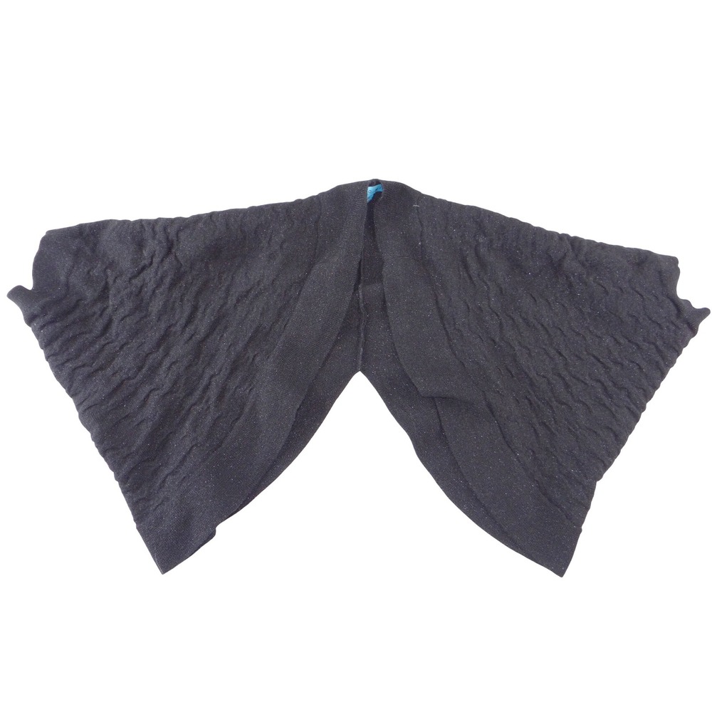 Antonio‎ Melani Womens Black Textured Metallic Knit Shrug Bolero Cardigan Size M